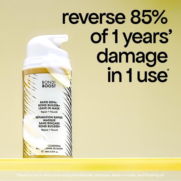 BONDI BOOST Rapid Repair Bond Builder+ Leave-In Hair Mask Damaged Hair 3.38 oz - Picture 10 of 11